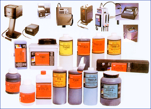 美国原装各类型喷码机墨水与备件